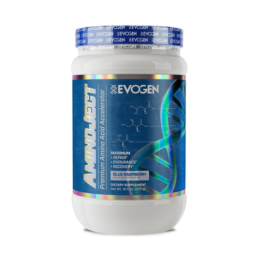 EVOGEN AMINOJECT BLUE RASPBERRY - 470 GRAMS