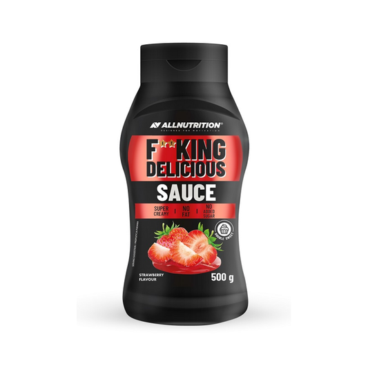 ALLNUTRITION FITKING DELICIOUS SAUCE STRAWBERRY - 500 GRAMS