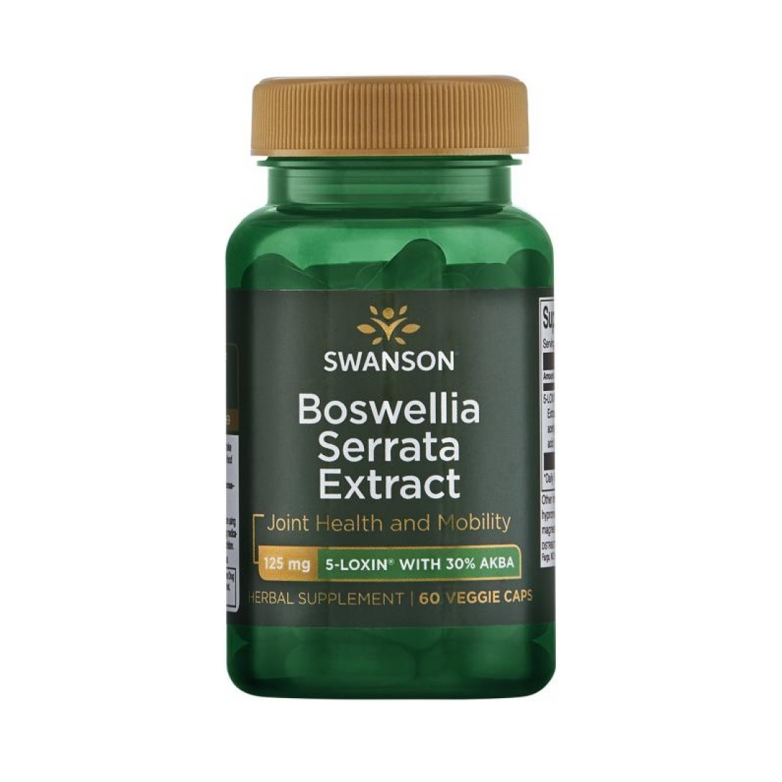 SWANSON BOSWELLIA SERRATA EXTRACT 125MG - 60 VCAPS