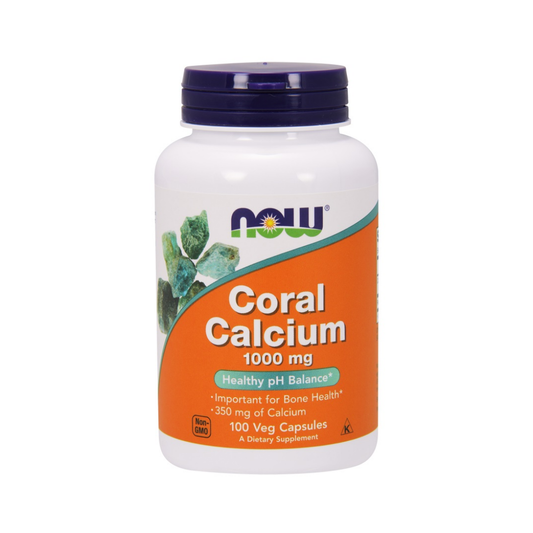 NOW FOODS CORAL CALCIUM 1000MG - 100 VCAPS