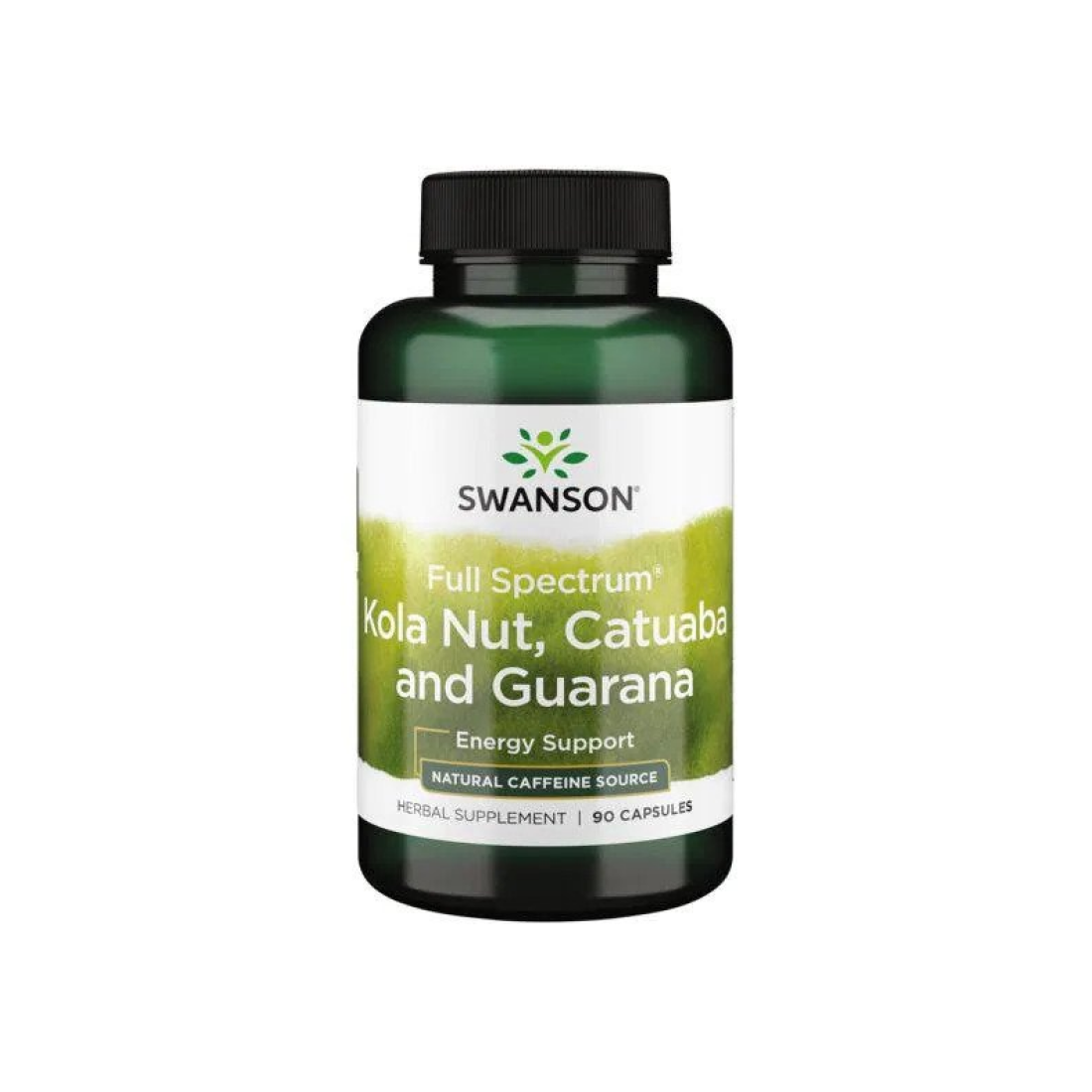 SWANSON FULL SPECTRUM KOLA NUT CATUABA & GUARANA - 90 CAPS