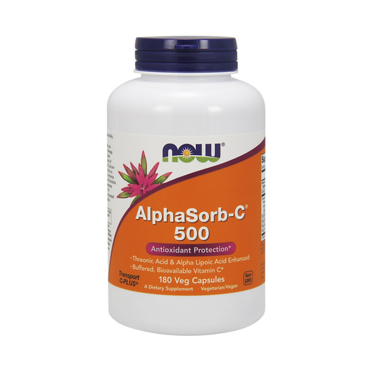 NOW FOODS ALPHASORB-C 500MG - 180 VCAPS