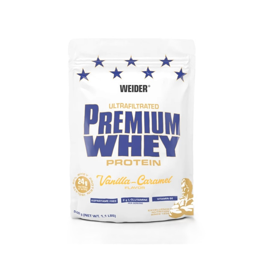 WEIDER PREMIUM WHEY VANILLA CARAMEL - 500 GRAMS