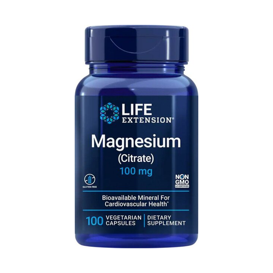 LIFE EXTENSION MAGNESIUM (CITRATE) 100MG - 100 VCAPS