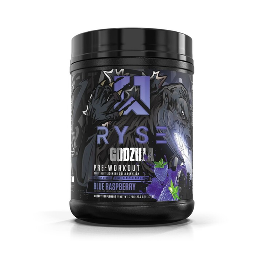 RYSE GODZILLA PRE-WORKOUT BLUE RASPBERRY - 772 GRAMS