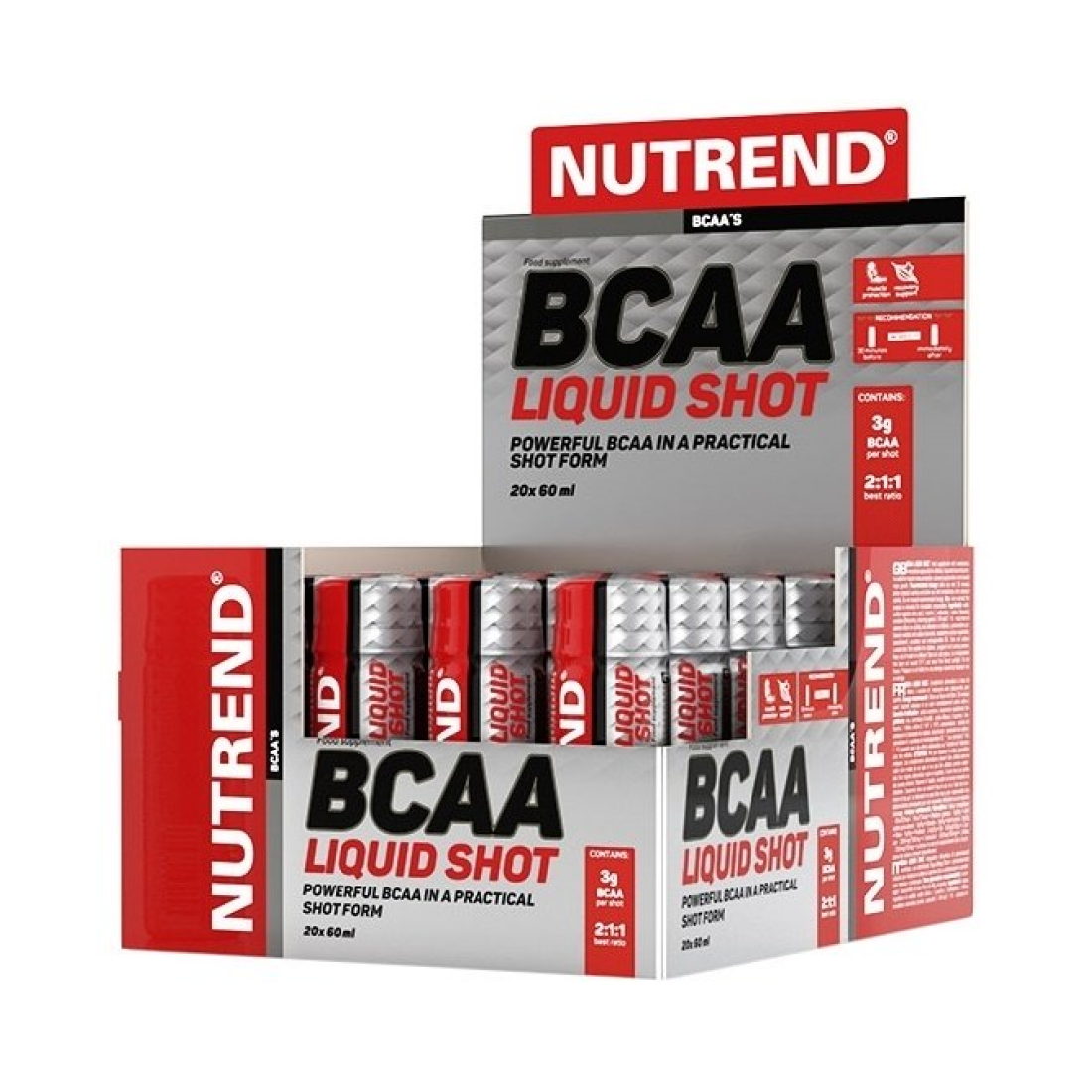 NUTREND BCAA LIQUID SHOT - 20 X 60 ML