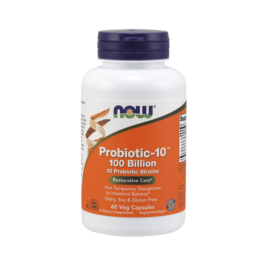 NOW FOODS PROBIOTIC-10 100 BILLION - 60 VCAPS