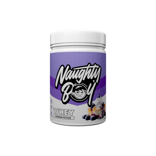 NAUGHTY BOY ADVANCED WHEY BLUEBERRY COBBLER - 900 GRAMS