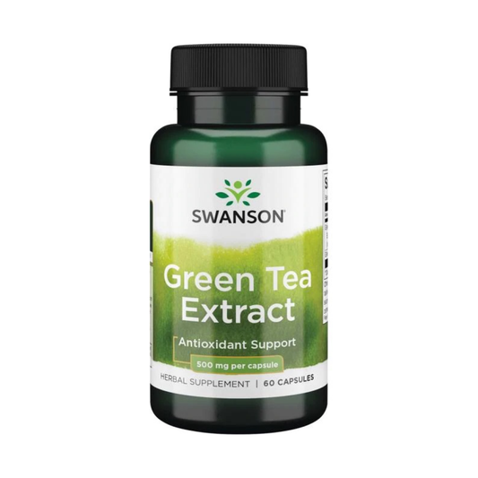 SWANSON GREEN TEA EXTRACT 500MG - 60 CAPS