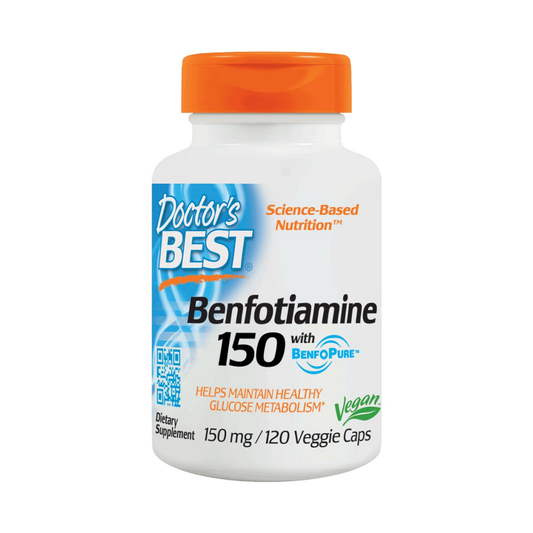 DOCTOR'S BEST BENFOTIAMINE WITH BENFOPURE 150MG - 120 VCAPS