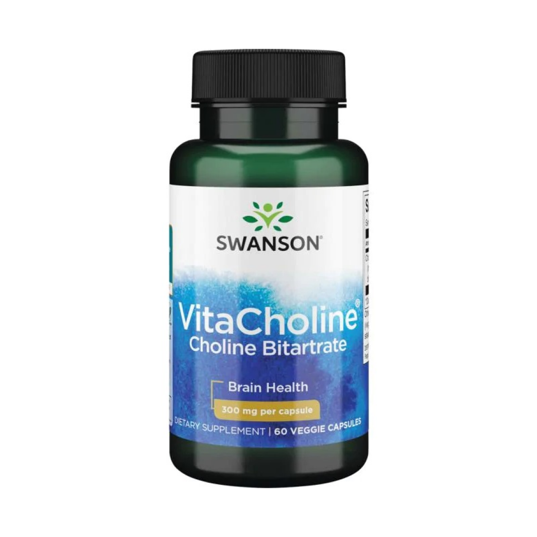 SWANSON VITACHOLINE CHOLINE BITARTRATE 300MG - 60 VCAPS
