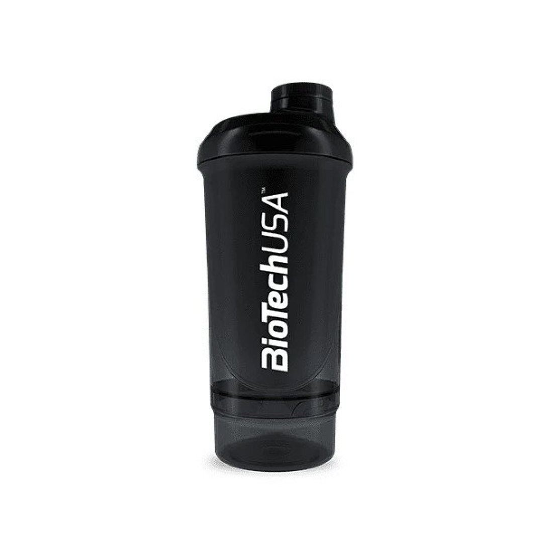 BIOTECHUSA WAVE+ SHAKER BLACK SMOKE - 500 ML (+ 150 ML)