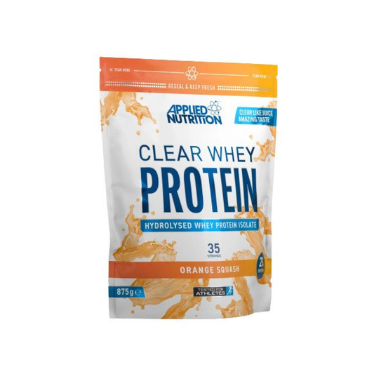 APPLIED NUTRITION CLEAR WHEY PROTEIN ORANGE SQUASH - 875 GRAMS