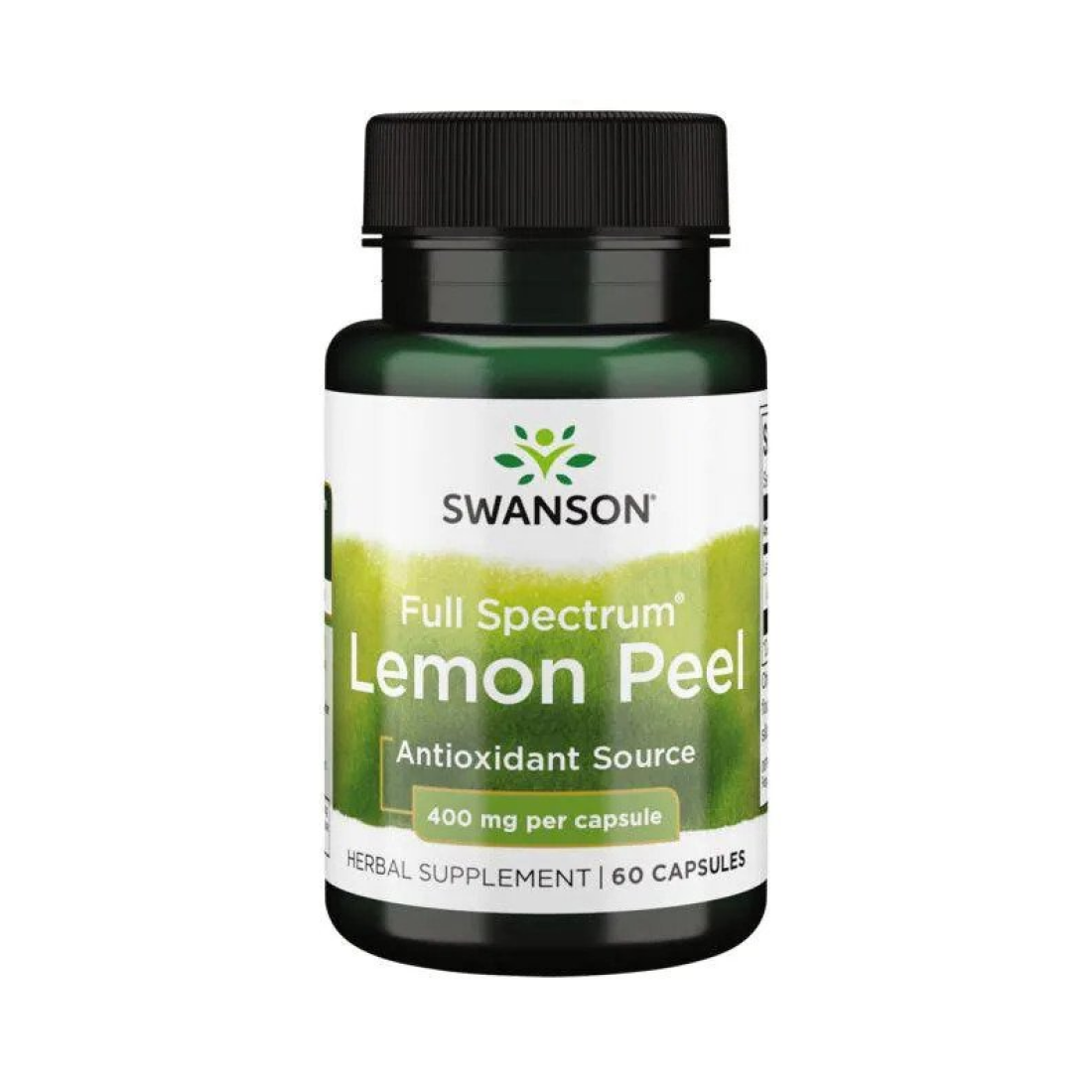 SWANSON FULL SPECTRUM LEMON PEEL 400MG - 60 CAPS