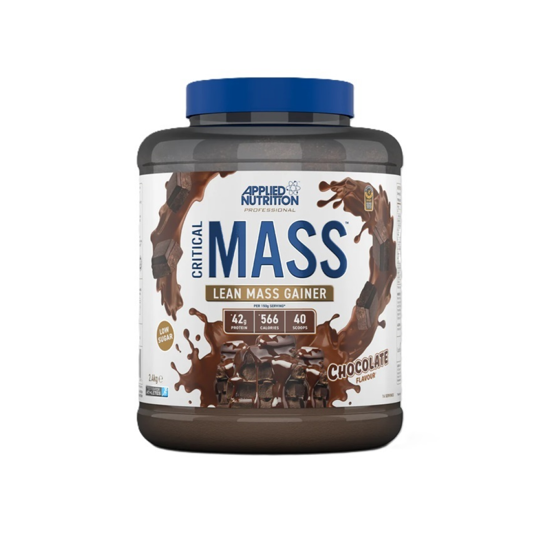 APPLIED NUTRITION CRITICAL MASS - PROFESSIONAL CHOCOLATE (EAN 5056555205044) - 2400 GRAMS