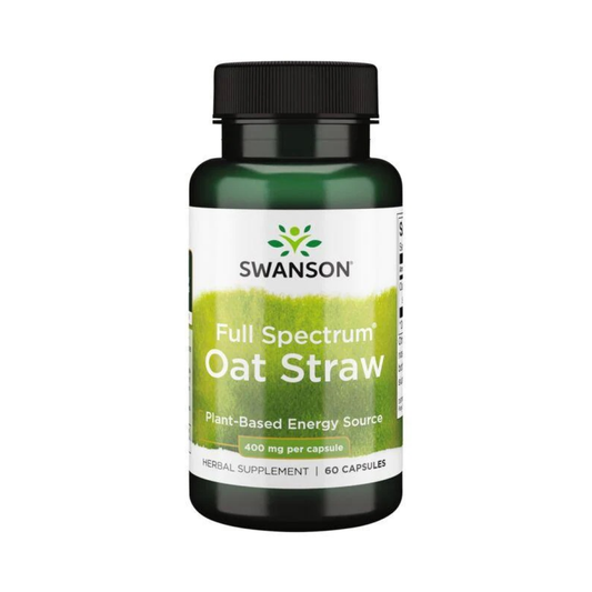 SWANSON FULL SPECTRUM OAT STRAW 400MG - 60 CAPS