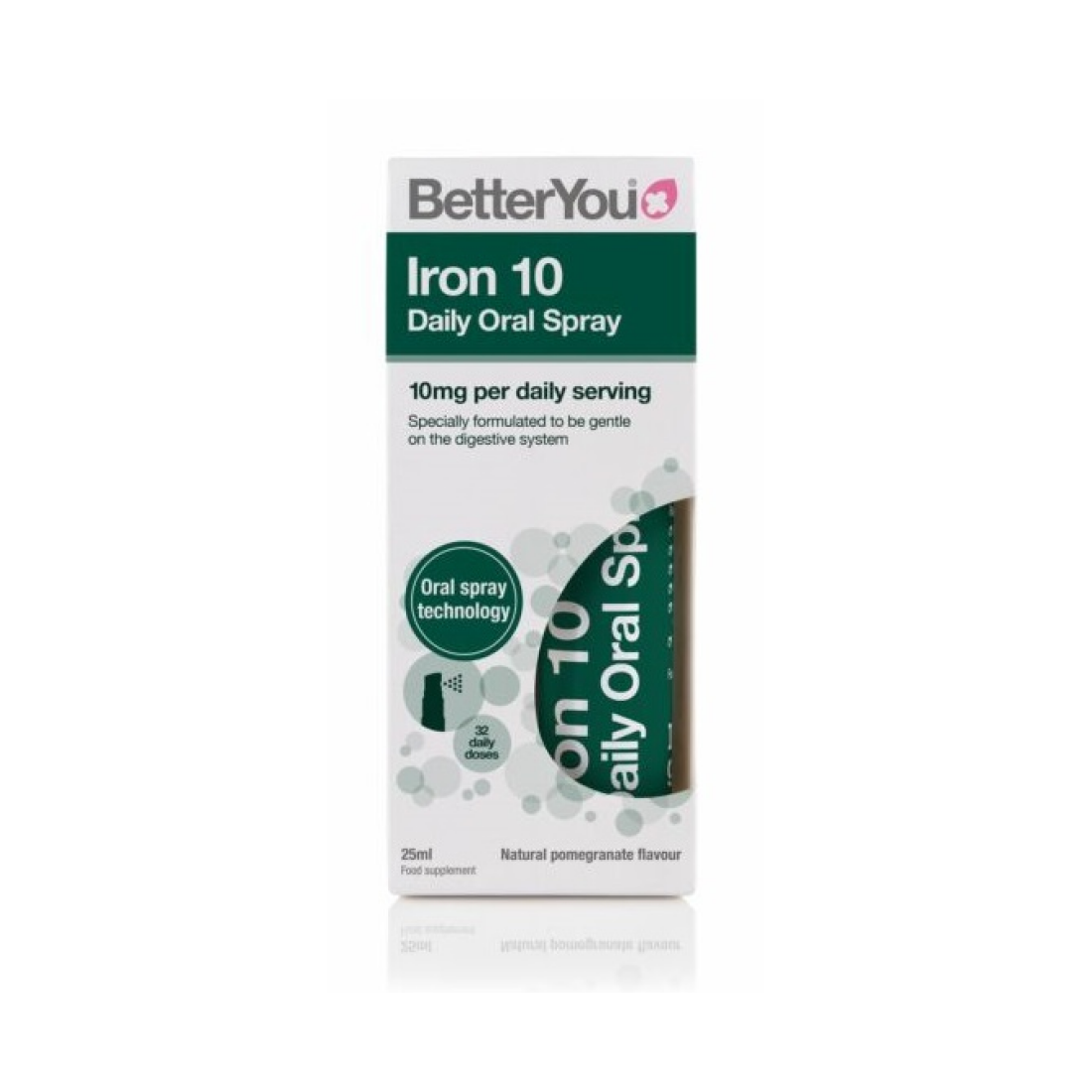 BETTERYOU IRON 10 DAILY ORAL SPRAY (10MG) POMEGRANATE - 25 ML