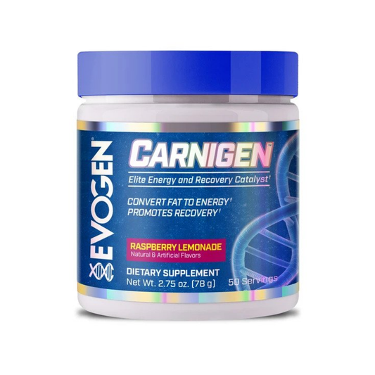 EVOGEN CARNIGEN POWDER RASPBERRY LEMONADE - 78 GRAMS