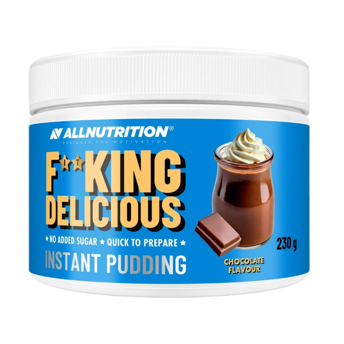 ALLNUTRITION FITKING DELICIOUS INSTANT PUDDING CHOCOLATE - 230 GRAMS