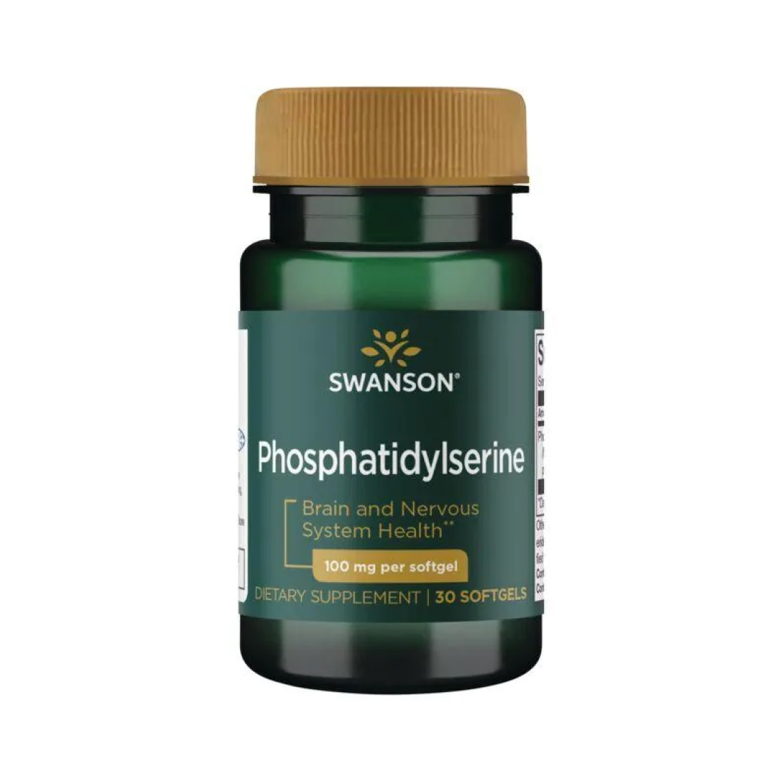 SWANSON PHOSPHATIDYLSERINE 100MG - 30 SOFTGELS