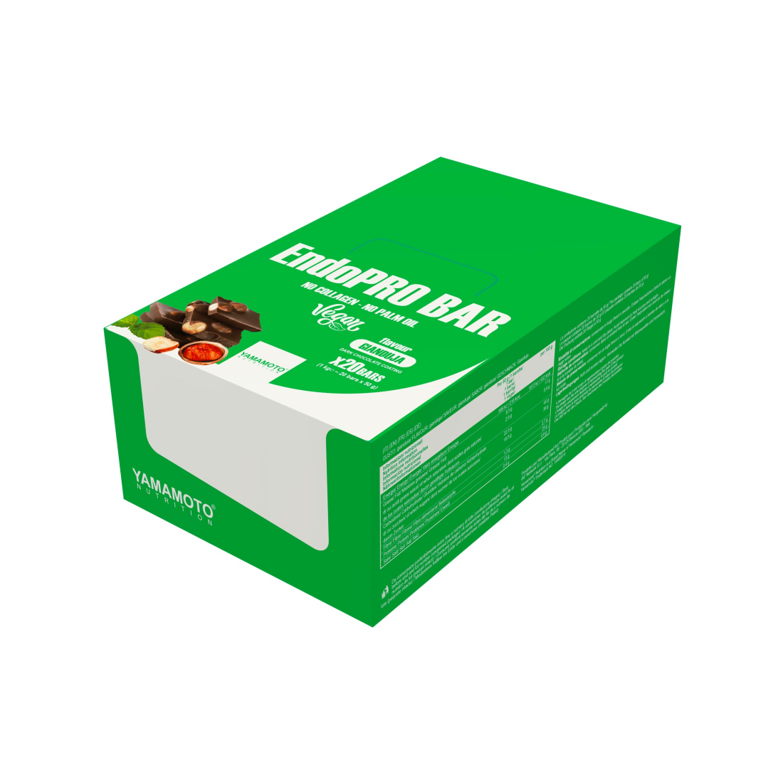 YAMAMOTO NUTRITION ENDOPRO BAR GIANDUJA - 20 X 50G