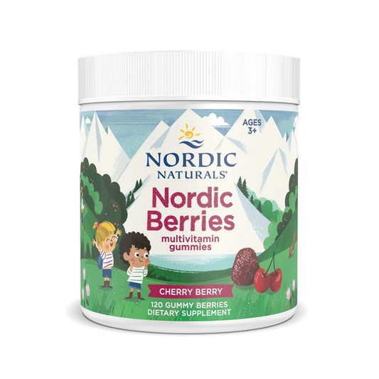 NORDIC NATURALS NORDIC BERRIES MULTIVITAMIN CHERRY BERRY - 120 GUMMY BERRIES