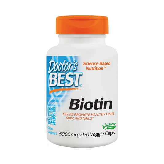 DOCTOR'S BEST BIOTIN 5000MCG - 120 VCAPS
