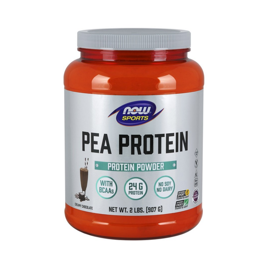 NOW FOODS PEA PROTEIN DUTCH CHOCOLATE - 907 GRAMS