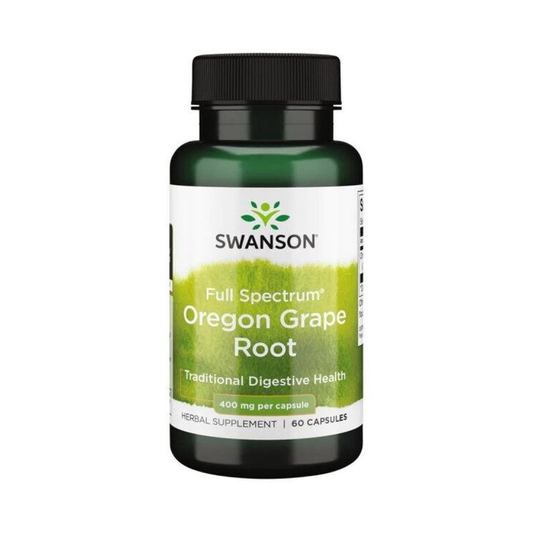 SWANSON FULL SPECTRUM OREGON GRAPE ROOT 400MG - 60 CAPS