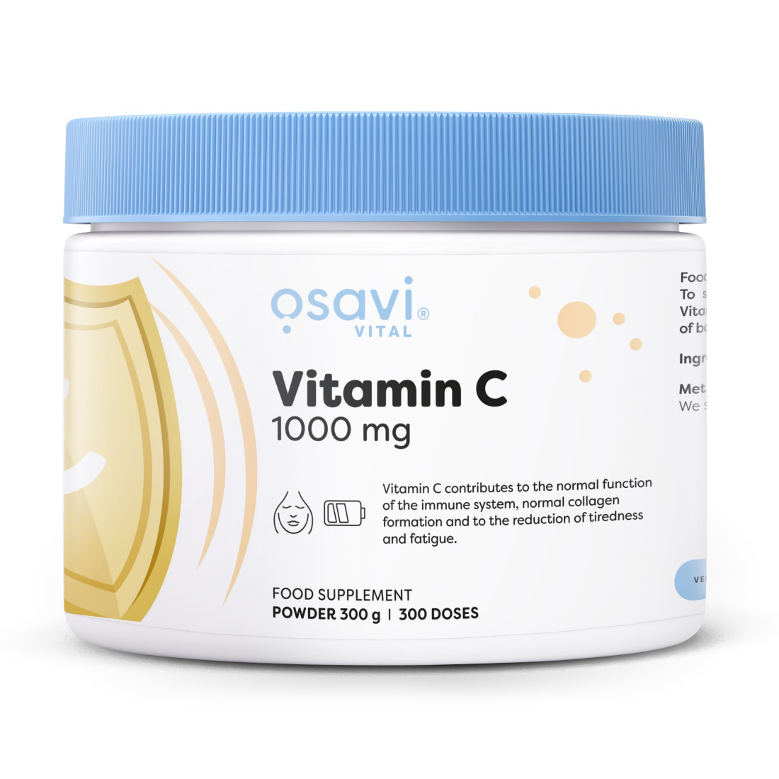 OSAVI VITAMIN C POWDER 1000MG - 300 GRAMS