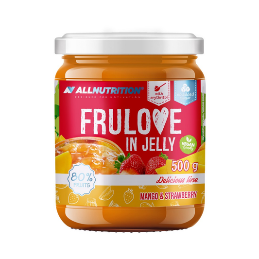 ALLNUTRITION FRULOVE IN JELLY MANGO & STRAWBERRY - 500 GRAMS