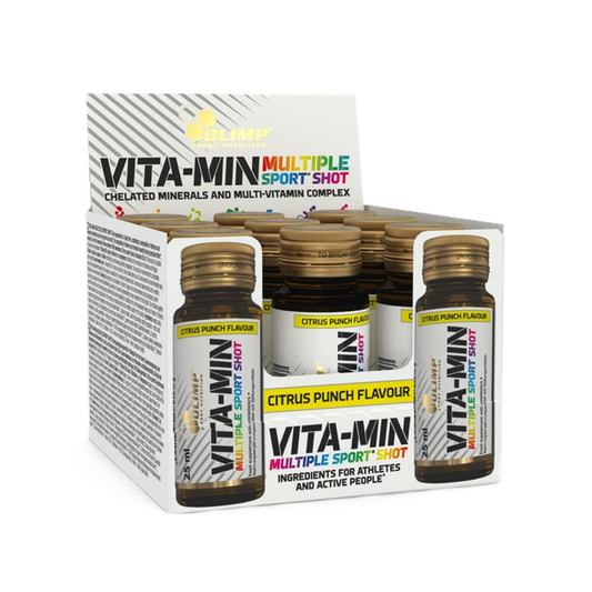 OLIMP NUTRITION VITA-MIN MULTIPLE SPORT SHOT CITRUS PUNCH - 9 X 25 ML