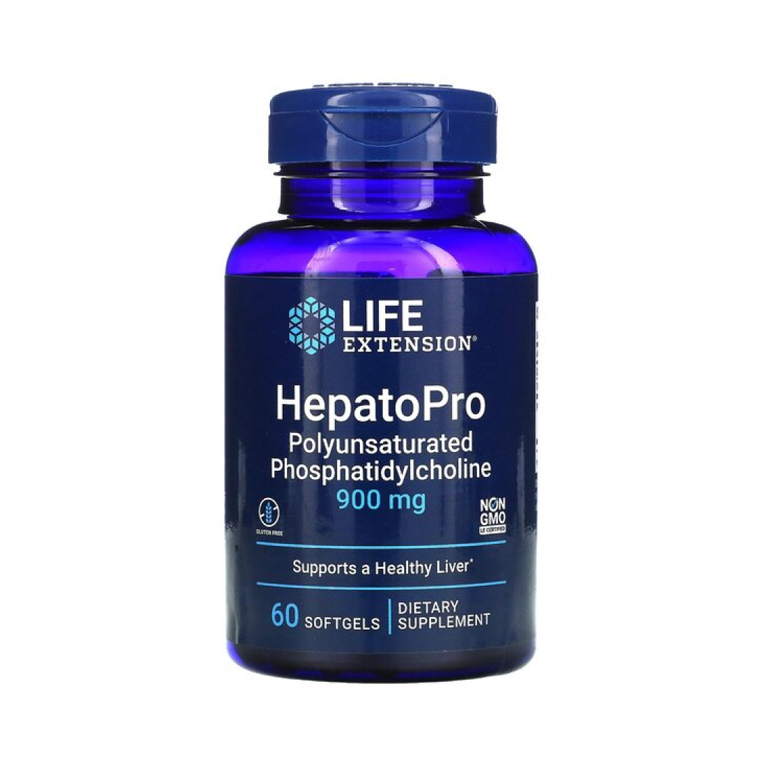 LIFE EXTENSION HEPATOPRO POLYUNSATURATED PHOSPHATIDYLCHOLINE 900MG - 60 SOFTGELS