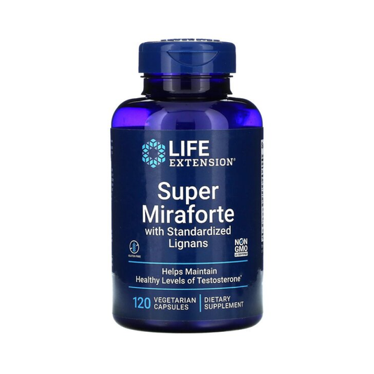LIFE EXTENSION SUPER MIRAFORTE WITH STANDARDIZED LIGNANS - 120 VCAPS