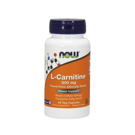 NOW FOODS L-CARNITINE 500MG - 60 VCAPS