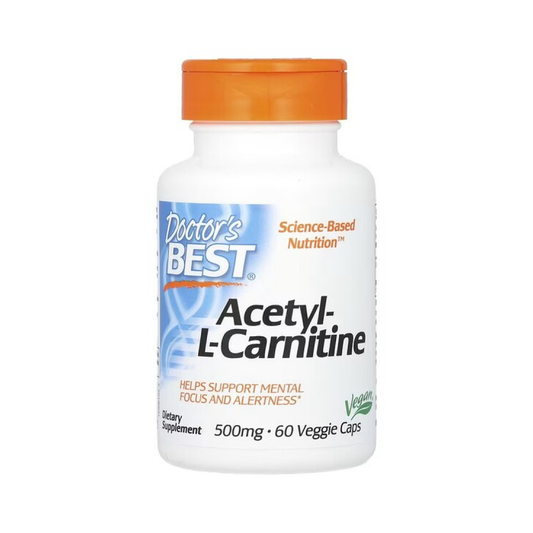 DOCTOR'S BEST ACETYL L-CARNITINE 500MG - 60 VCAPS