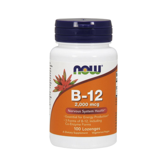 NOW FOODS VITAMIN B-12 2000MCG - 100 LOZENGES