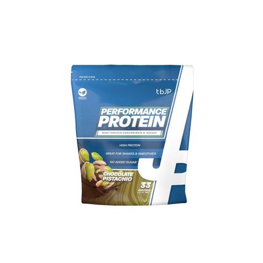 TRAINED BY JP PERFORMANCE PROTEIN CHOCOLATE PISTACHIO - 1000 GRAMS