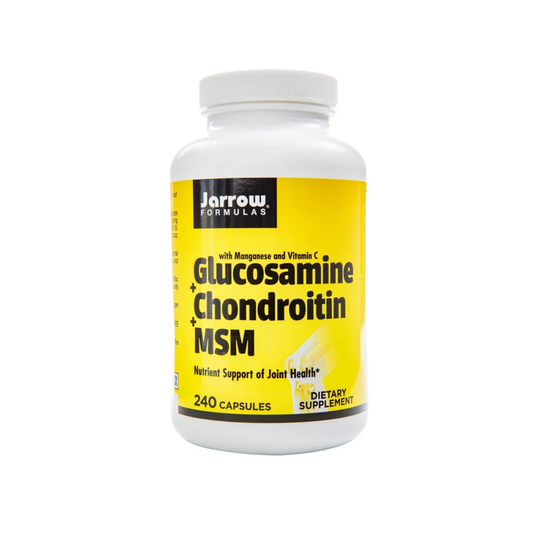 JARROW FORMULAS GLUCOSAMINE + CHONDROITIN + MSM - 240 CAPS