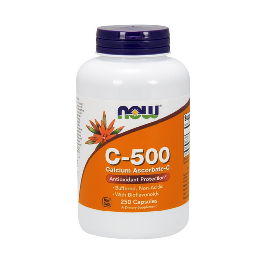 NOW FOODS VITAMIN C-500 CALCIUM ASCORBATE-C - 250 CAPS