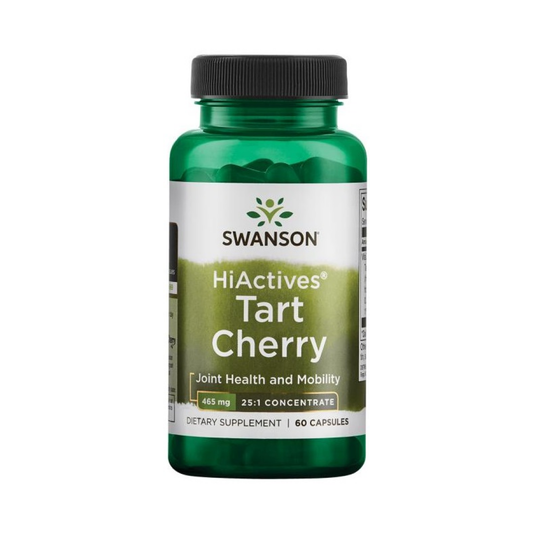 SWANSON HIACTIVES TART CHERRY 465MG - 60 CAPS