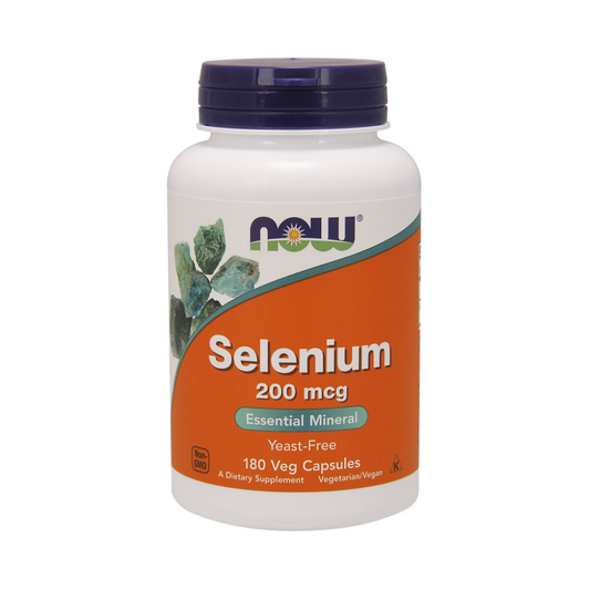 NOW FOODS SELENIUM 200MCG - 180 VCAPS