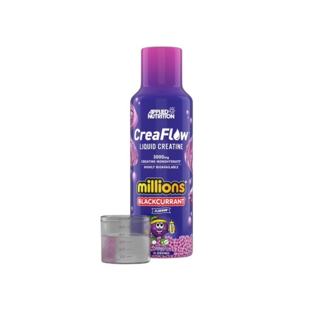 APPLIED NUTRITION CREAFLOW LIQUID CREATINE MILLIONS BLACKCURRANT - 500 ML