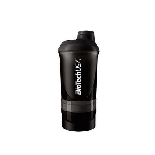 BIOTECHUSA WAVE+ SHAKER BLACK SMOKE - 600 ML (+ 200 ML+ 150 ML)