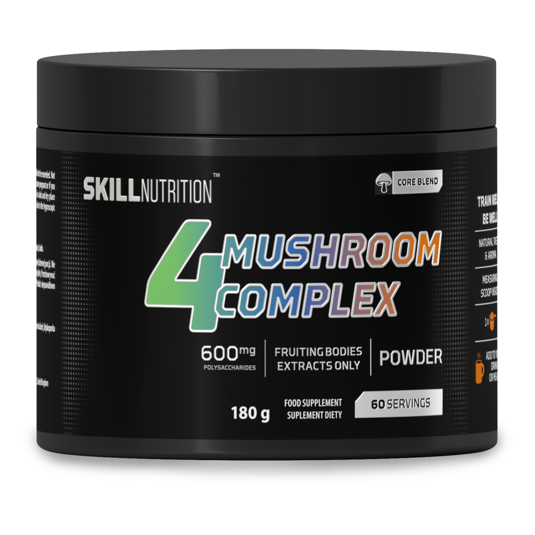 SKILL NUTRITION 4 MUSHROOM COMPLEX - 180 GRAMS