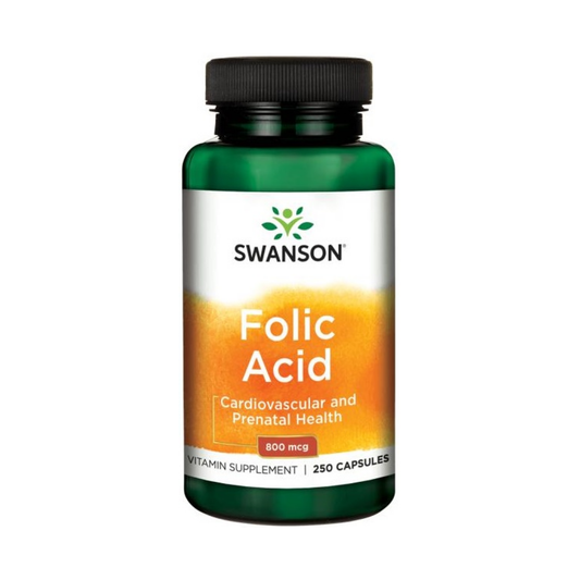 SWANSON FOLIC ACID 800MCG - 250 CAPS