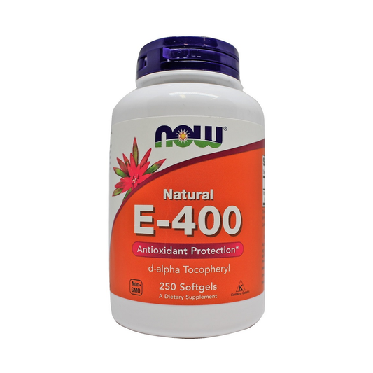 NOW FOODS VITAMIN E-400 NATURAL - 250 SOFTGELS