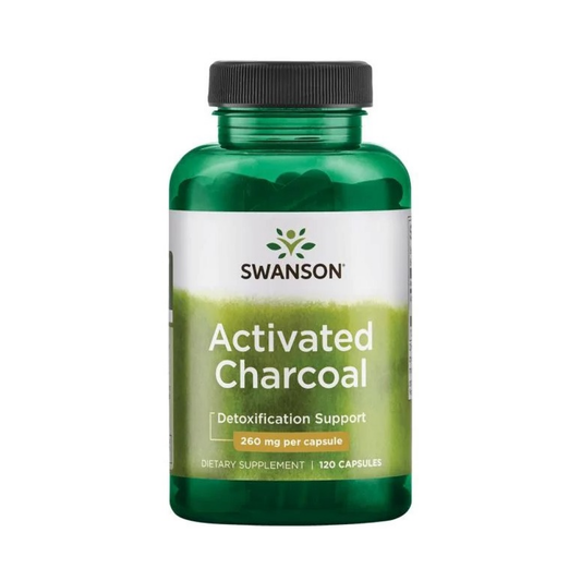 SWANSON ACTIVATED CHARCOAL 260MG - 120 CAPS