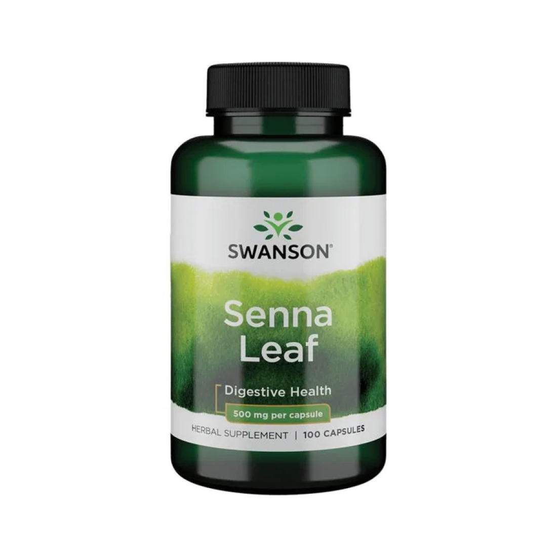 SWANSON SENNA LEAF 500MG - 100 CAPS