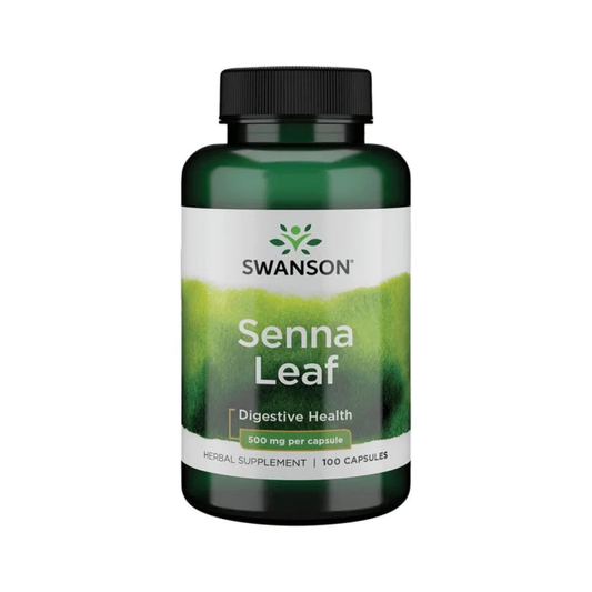 SWANSON SENNA LEAF 500MG - 100 CAPS